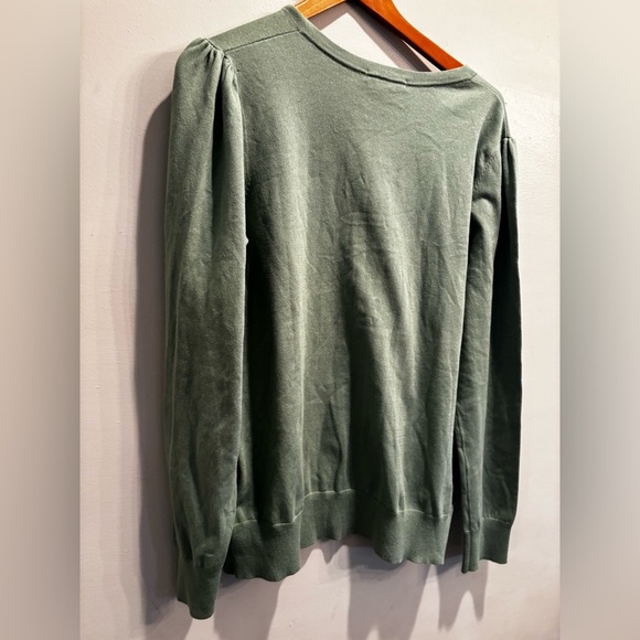 Boden Sage Green Button-Up Cardigan cottagecore fall country office casual - Picture 3 of 16